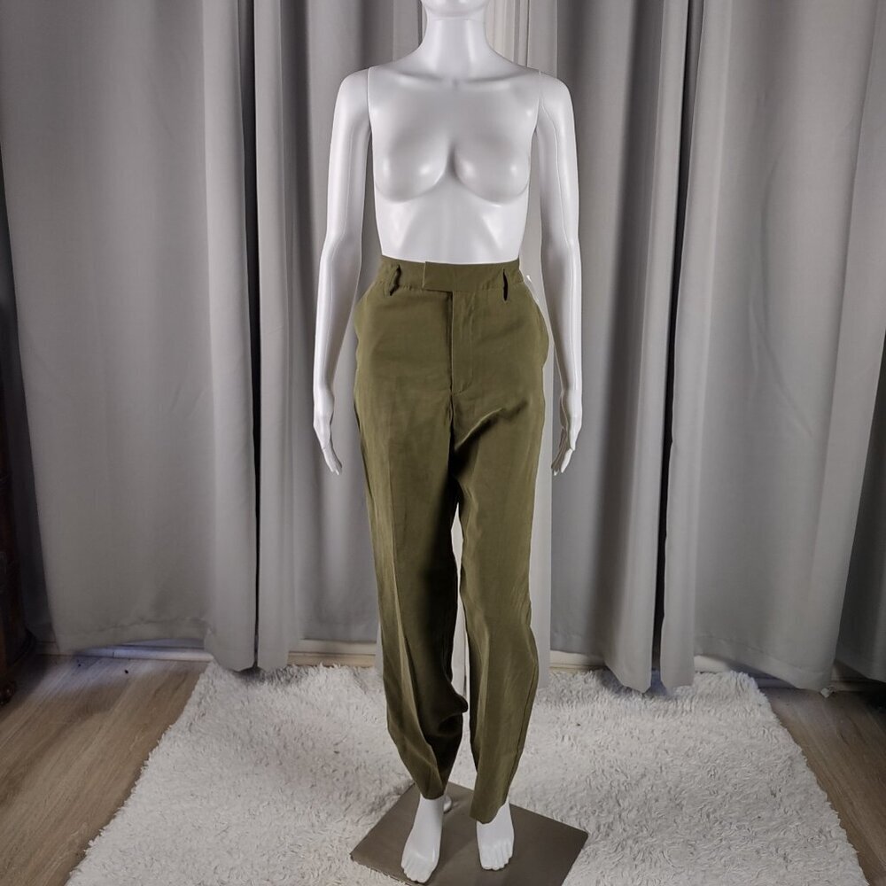 A New Day Women's Lightweight Elastic Waist Olive Green Chino Pants Sz 10R (NWT) - Picture 1 of 12